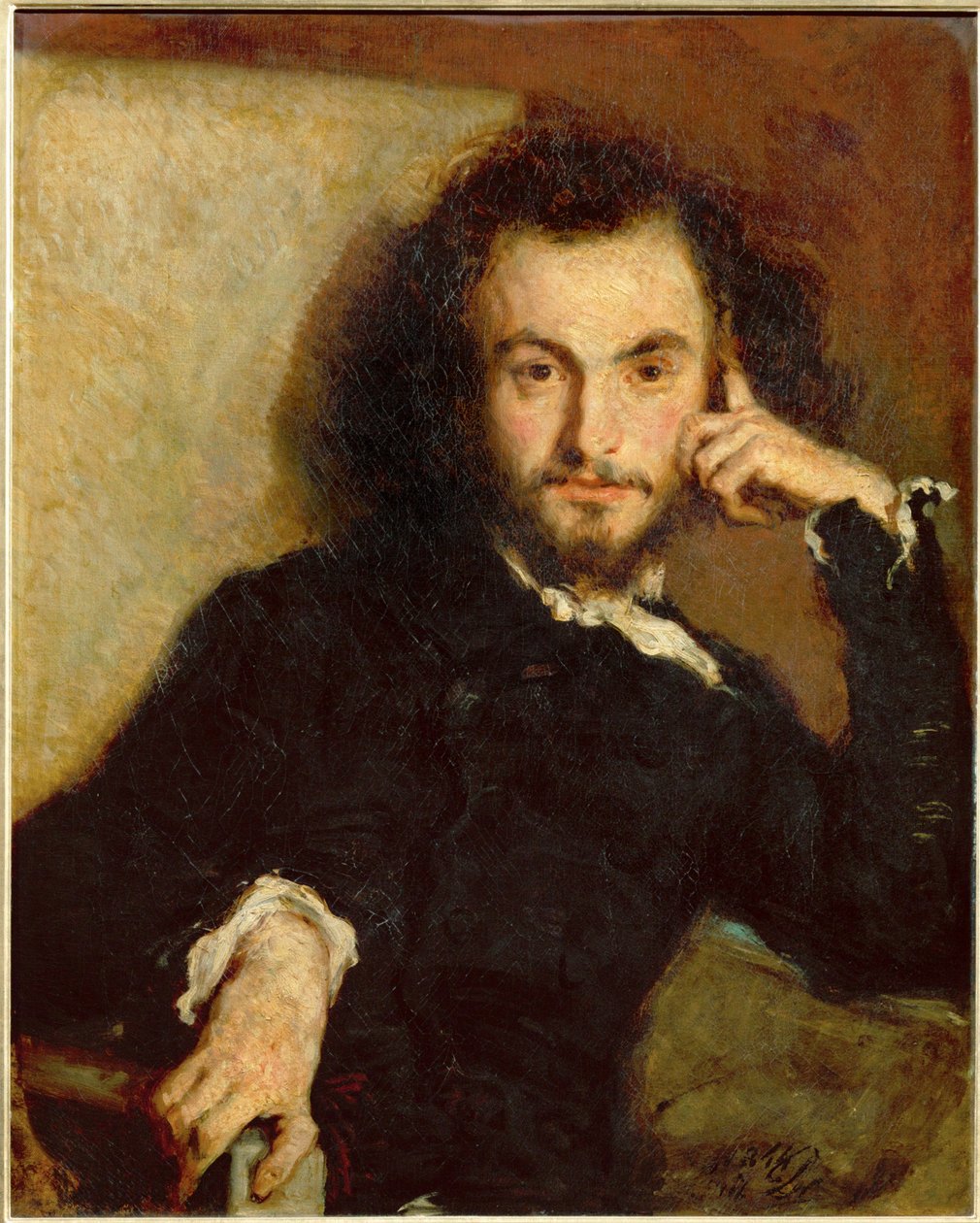Charles Baudelaire, digter (maleri på lærred) af Emile Deroy
