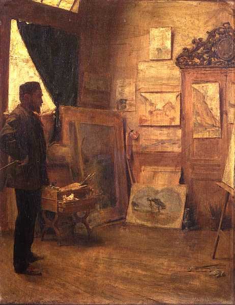 I studiet af Emile Friant