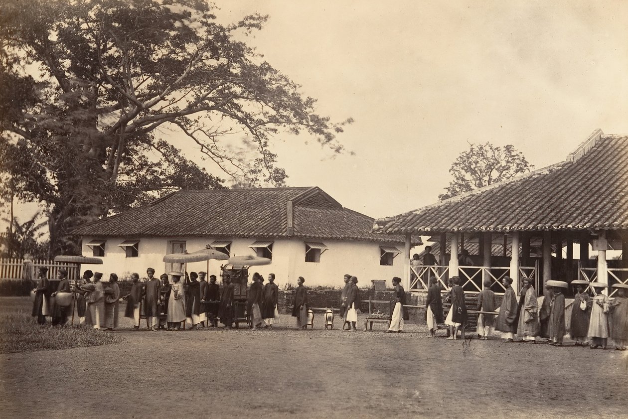 Bryllupsoptog, Cochinchina, 1866. af Emile Gsell