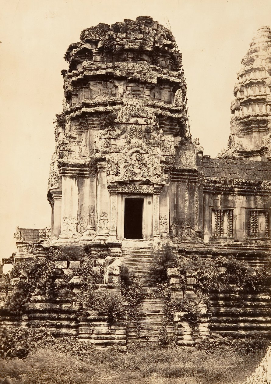 Great Pagoda - North Tower of the 2nd Floor, 1866. af Emile Gsell