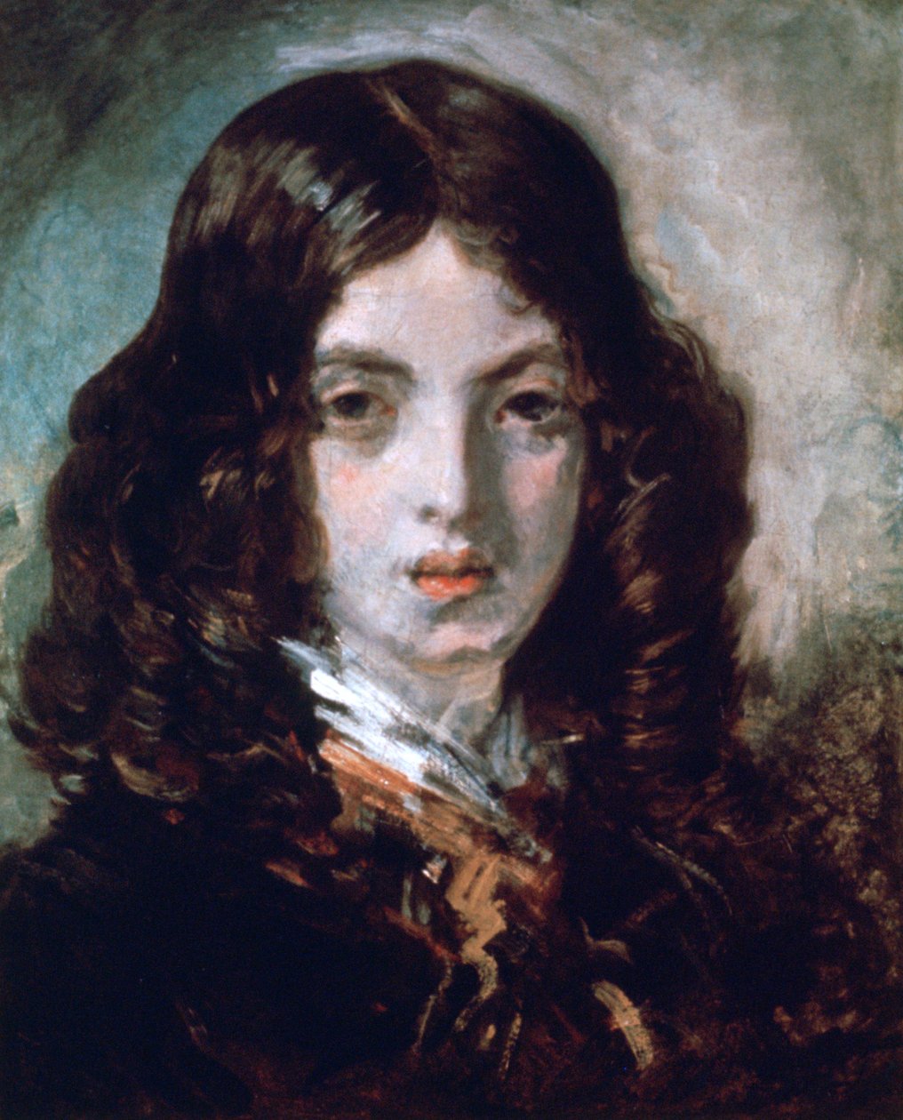 Den lille rødhovede tigger, 1843 af Emile Isidore Deroy
