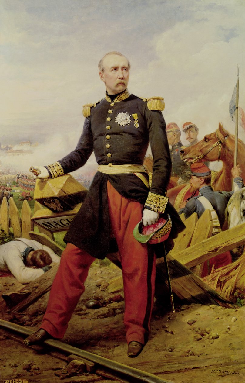 Grev Maurice de MacMahon (1808-93), 1860 af Emile Jean Horace Vernet