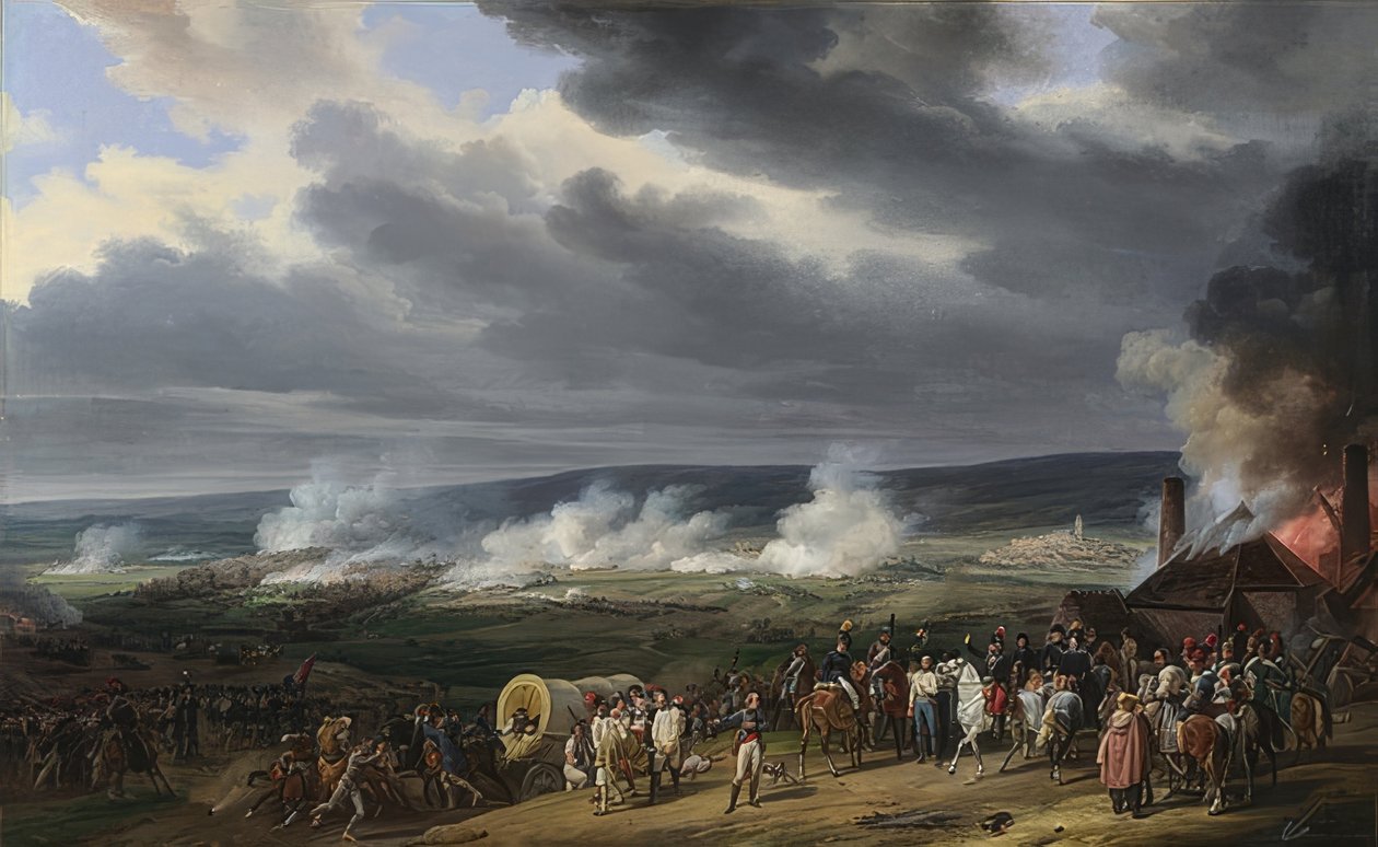 Slaget ved Jemappes. 1821 af Emile Jean Horace Vernet