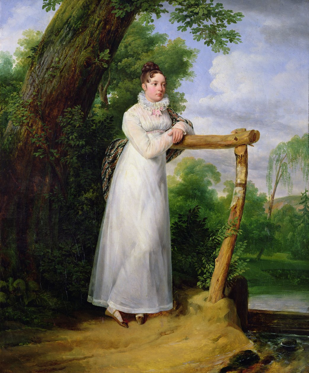 Madame Philippe Lenoir (1792-1874) 1814 af Emile Jean Horace Vernet