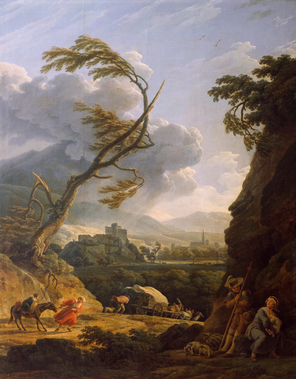 Noon on Earth, Gale af Emile-Jean-Horace Vernet (1789-1863) af Emile Jean Horace Vernet