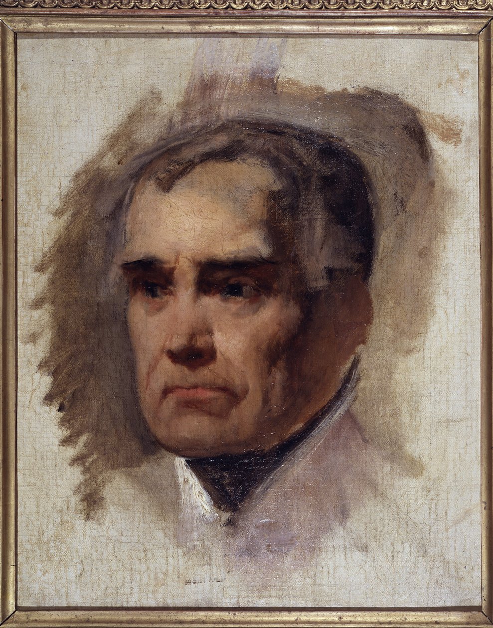 Portræt af Henri Gatien, Grev Bertrand af Emile Jean Horace Vernet