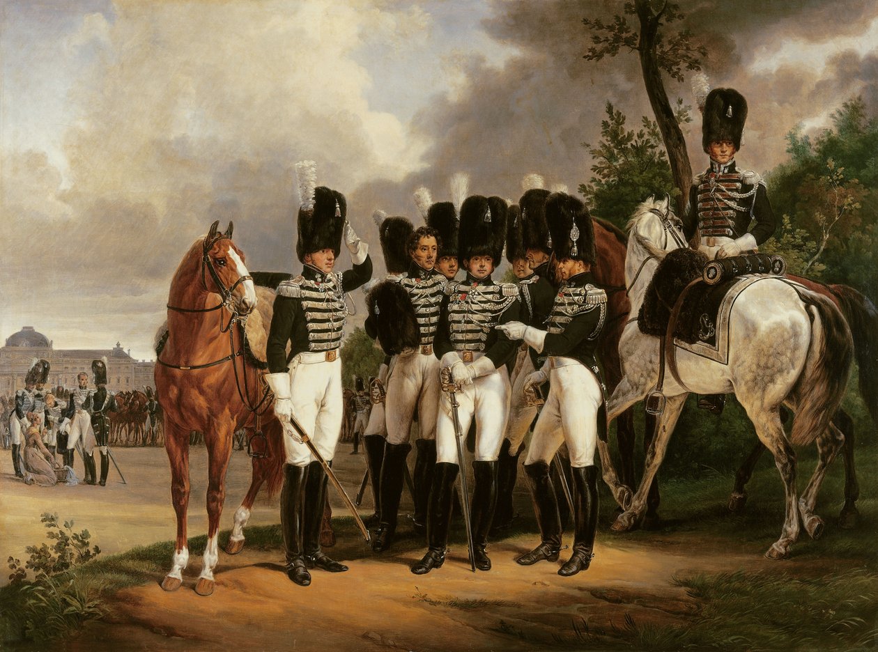 Portræt af General Marquis de Talhout-Roy, 1818-19 af Emile Jean Horace Vernet