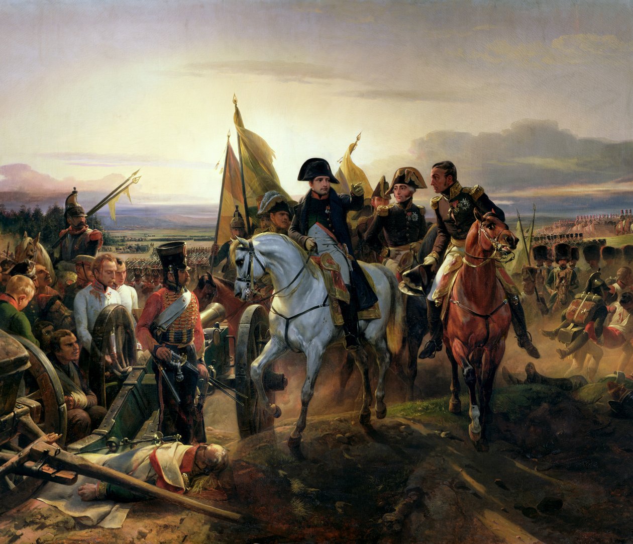 Slaget ved Friedland, 14. juni 1807 af Emile Jean Horace Vernet