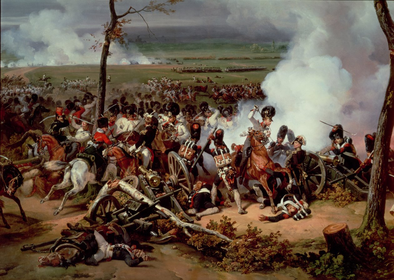 Slaget ved Hanau, 1813, 1824 (detalje) af Emile Jean Horace Vernet