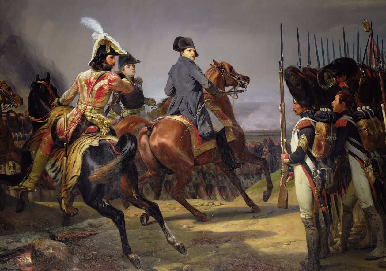 Slaget ved Iena, 14. oktober 1806, 1836 (detalje af 82346) af Emile Jean Horace Vernet