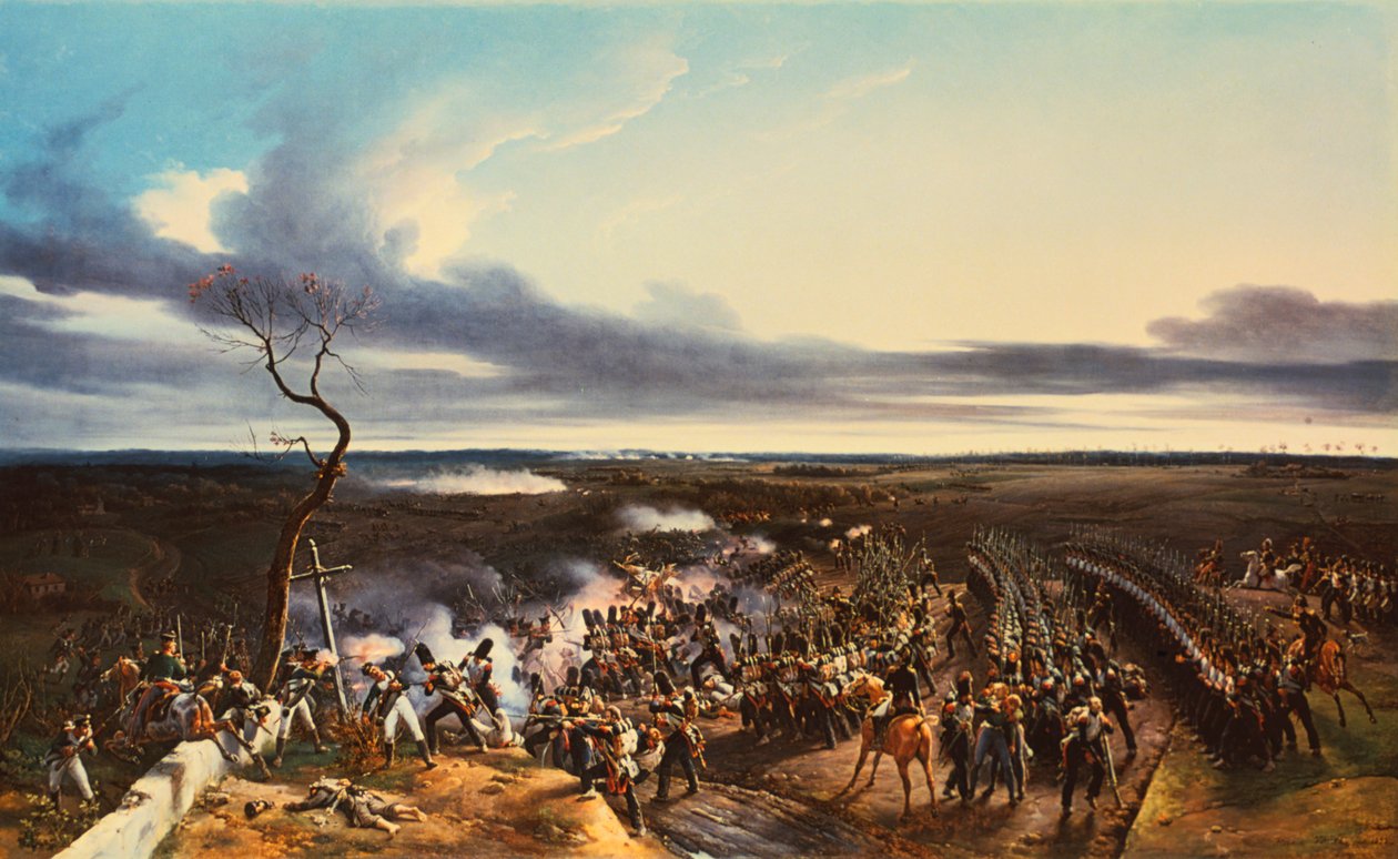 Slaget ved Montmirail, 11. februar, 1814, 1822. af Emile Jean Horace Vernet