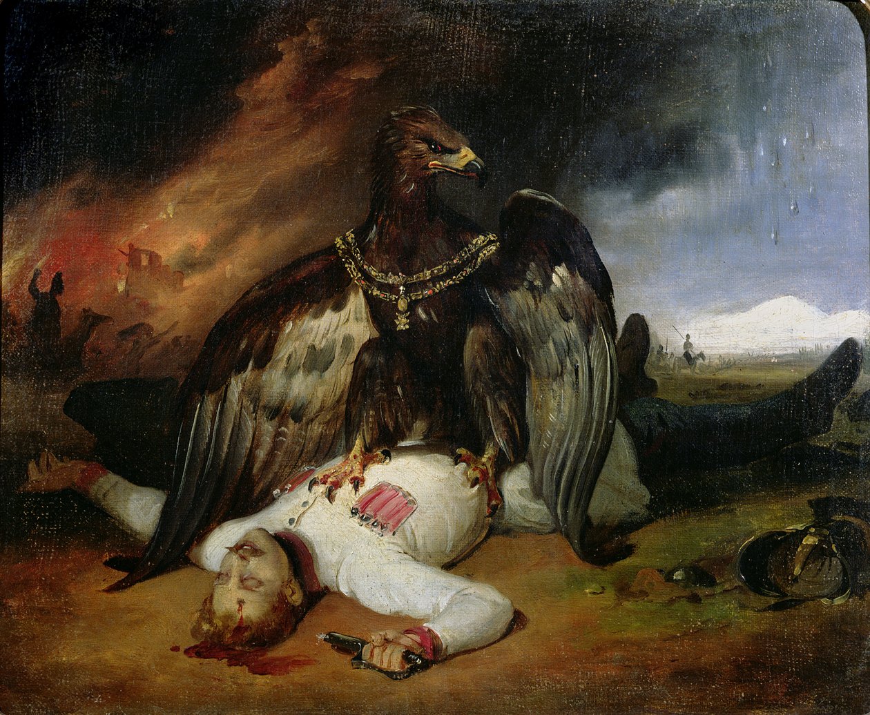 Den polske Prometheus, 1831 af Emile Jean Horace Vernet