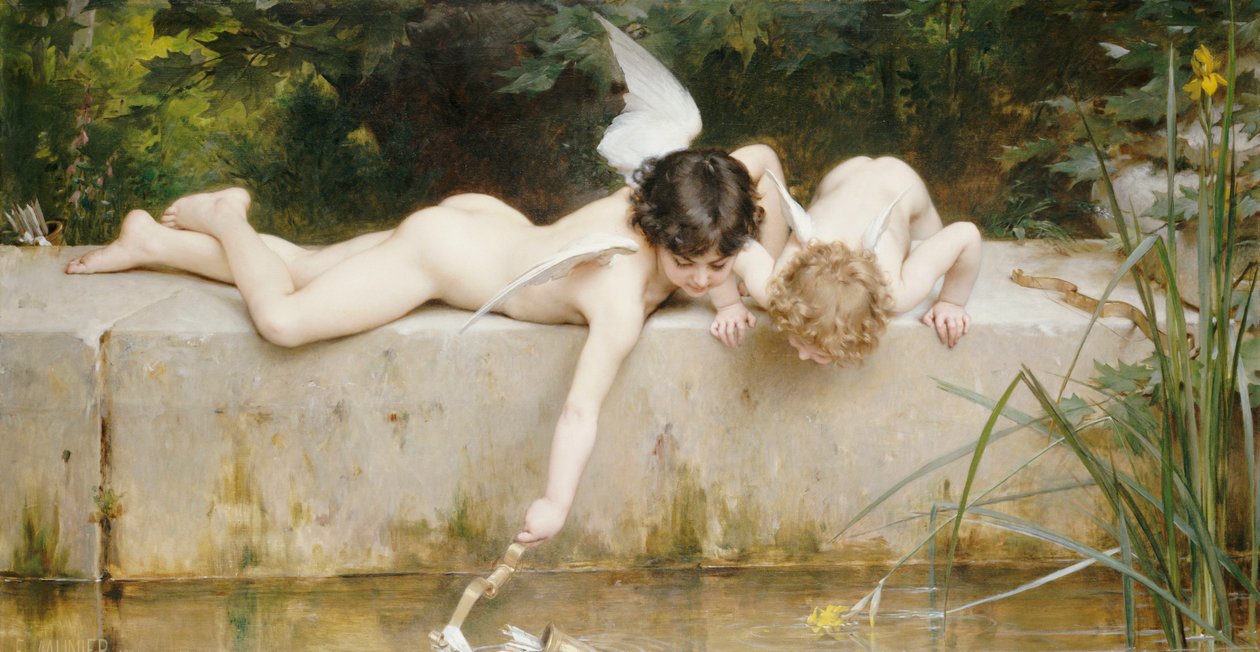 Redningen, 1894 af Emile Munier