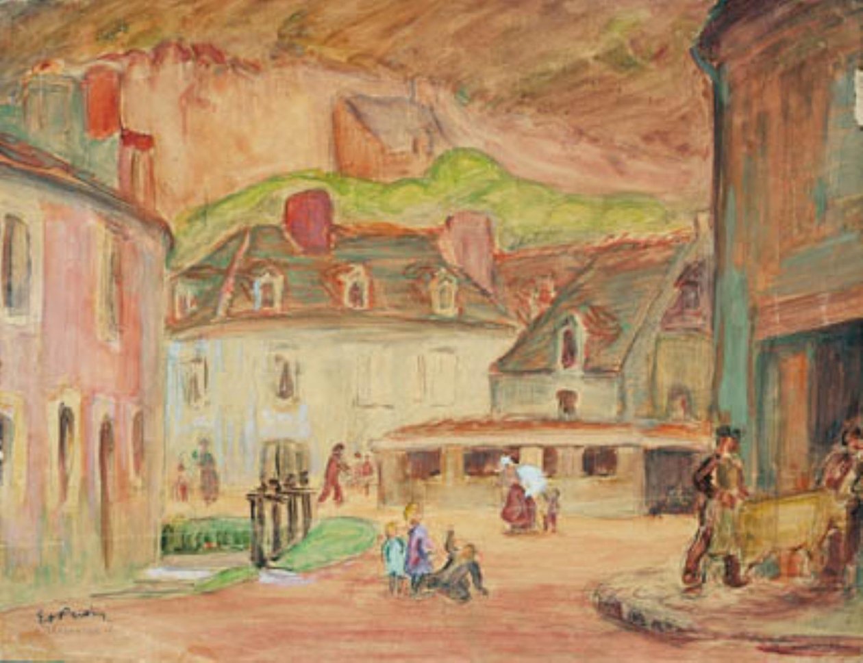 Garverierne i Falaise, Normandiet af Emile Othon Friesz