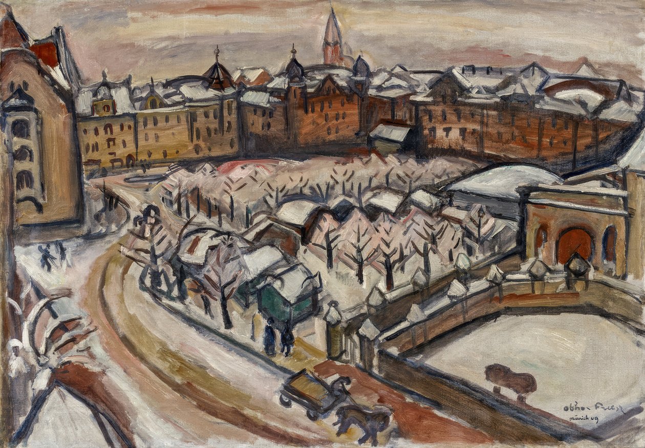 Sne i München af Emile Othon Friesz