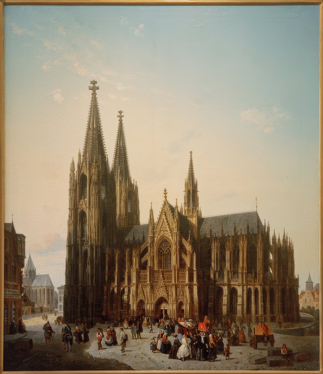 Kölnerdomen forventes færdig af Emile Pierre Joseph De Cauwer