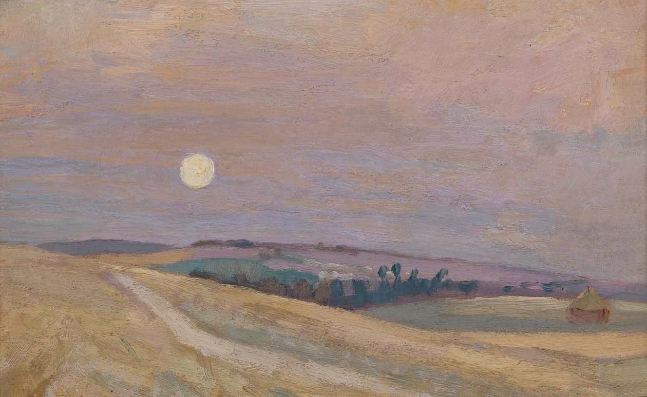 solnedgang af Emilie Mediz Pelikan