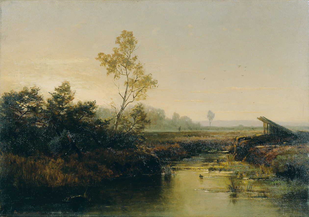 Moorlandschaft af Emilie Mediz Pelikan