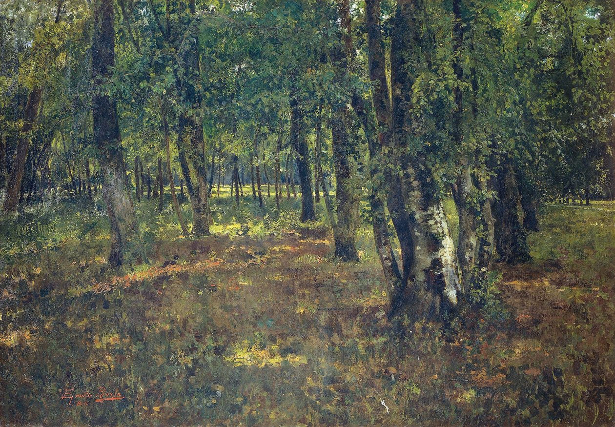 Wood, af Emilio Borsa (1857-1931) af Emilio Borsa
