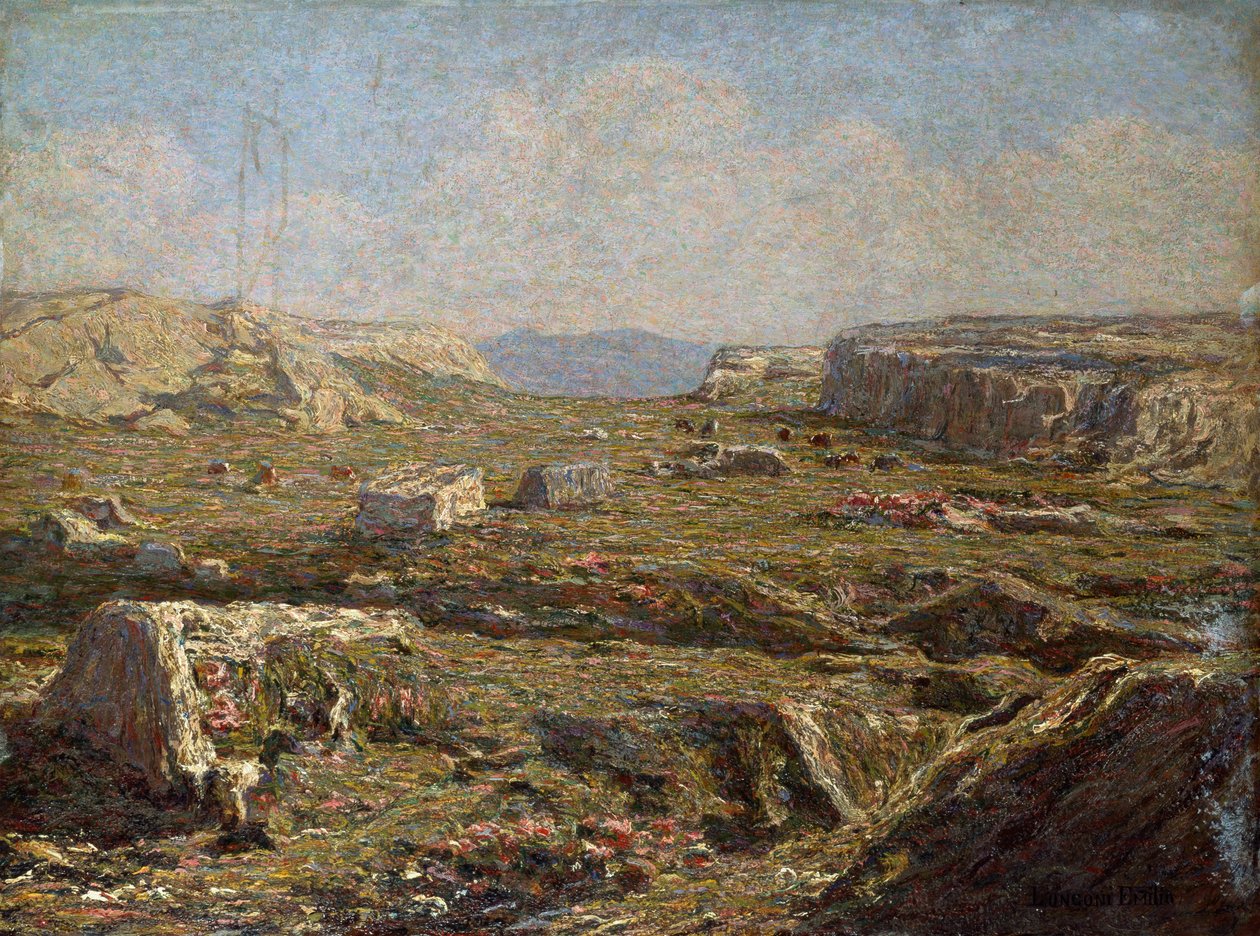 Klippelandskab af Emilio Longoni