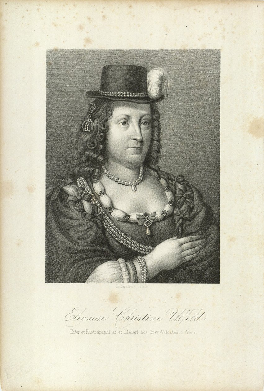 Leonora Christina, grevinde Ulfeldt 1621-1698, 1867. af Emilius Ditlev Baerentzen