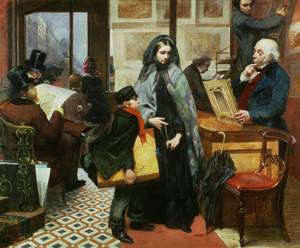 Navnløs og uden venner, 1857 af Emily Mary Osborn