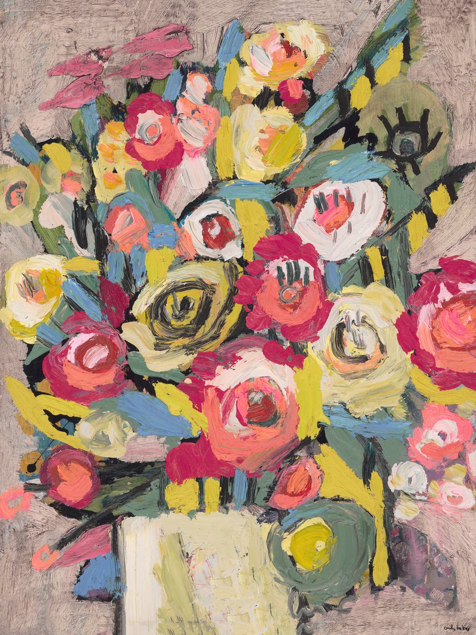 EFK0031, 2018 (olie på lærred) af Emily Fox King