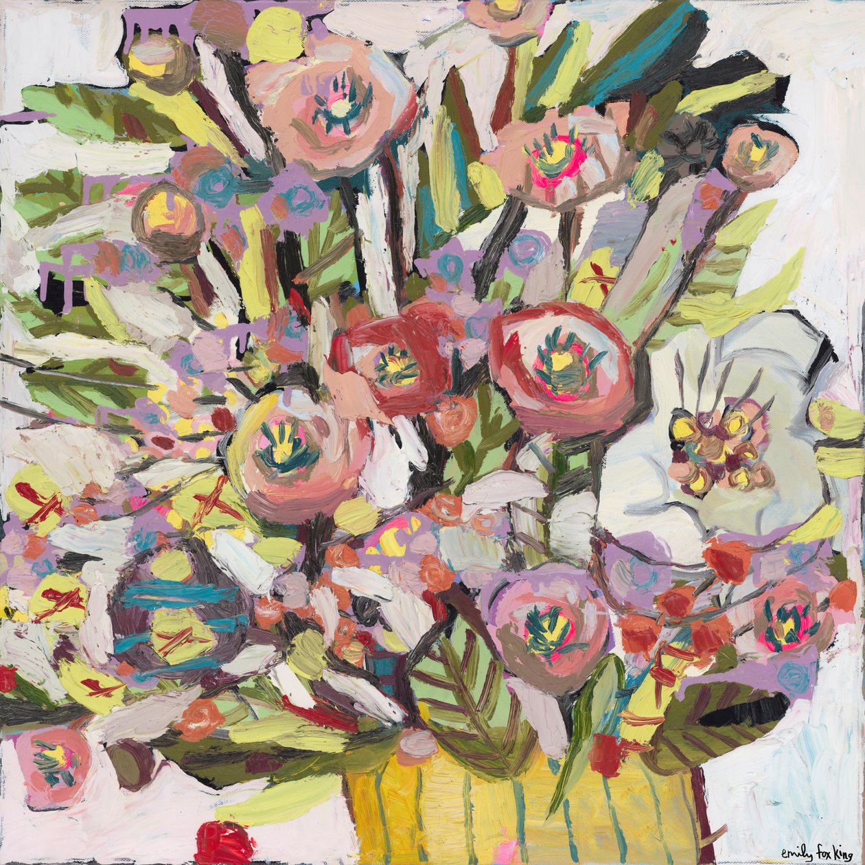 EFK0047, 2018 (olie på lærred) af Emily Fox King