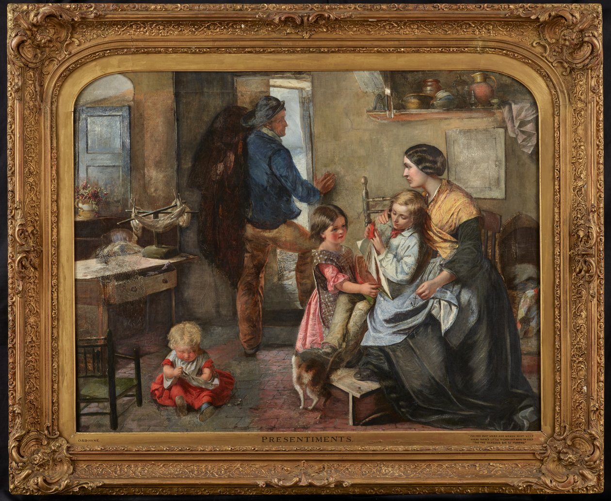 Presentiments (olie på lærred) af Emily Mary Osborn