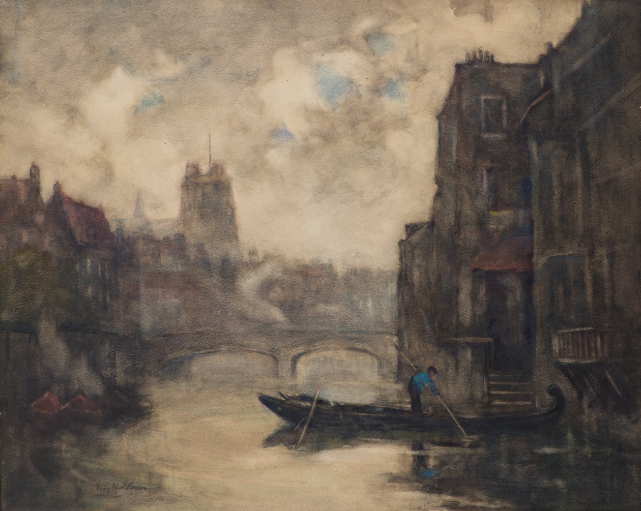 Dordrecht (akvarel) af Emily Murray Paterson