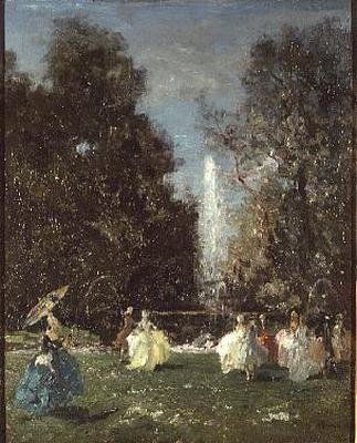 Fete Champetre på Villa dEste af Emma Ciardi