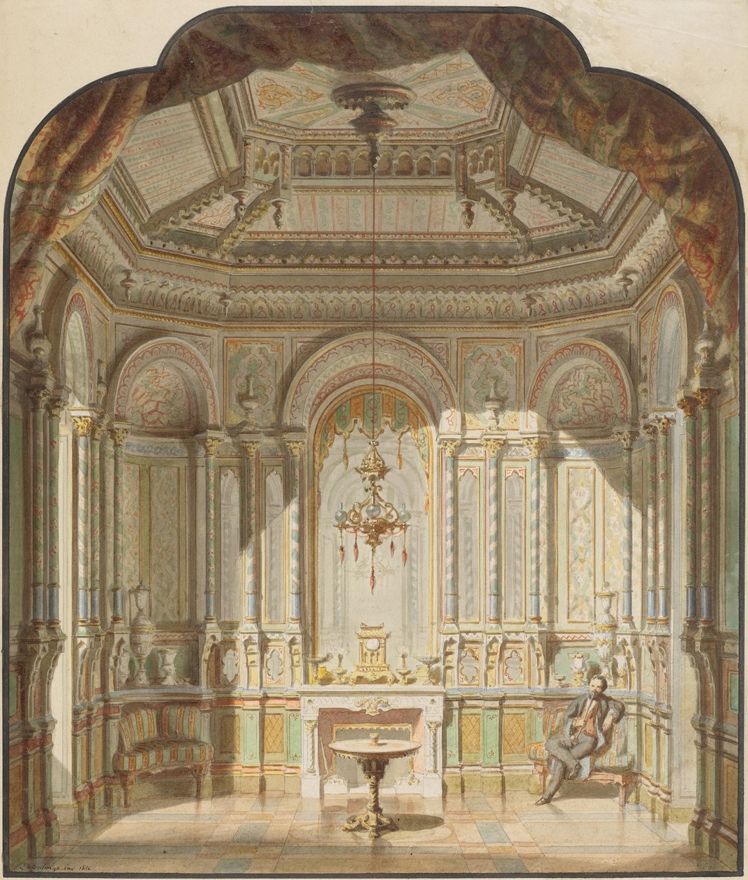 Et maurisk rygerum af Emmanuel Coulange Lautrec