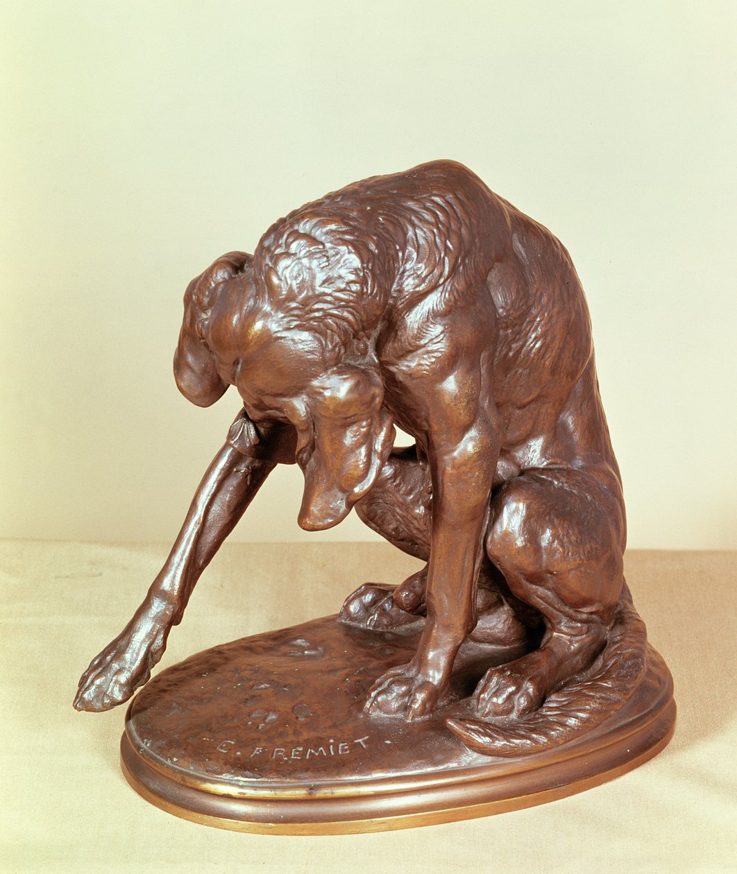 Hund (bronze) af Emmanuel Fremiet