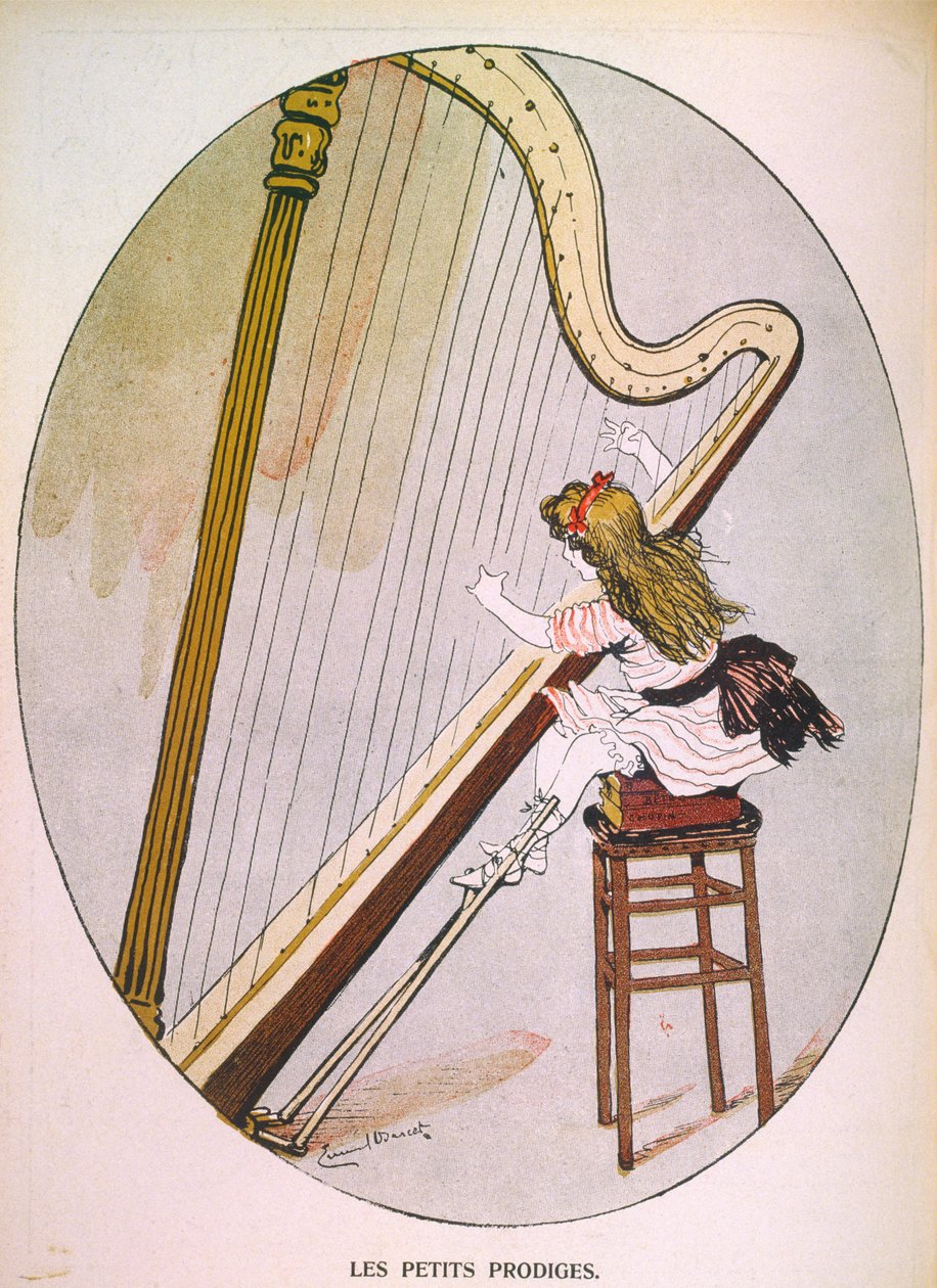 Little Prodigy, indgraveret af kunstneren fra LAssiette Au Beurre, pub. juli 1907 af Emmanuel Barcet