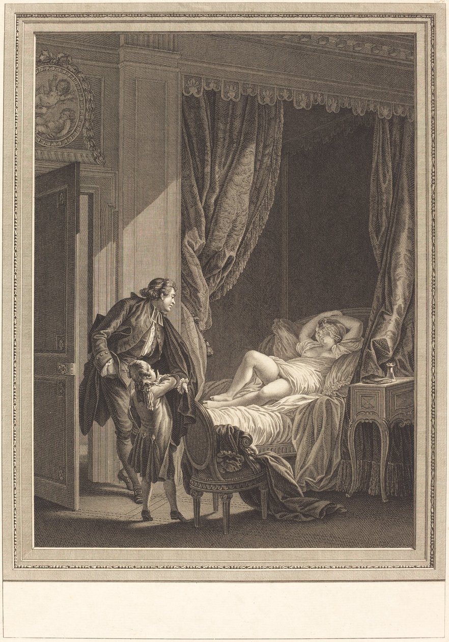 Morgen af Emmanuel Jean Nepomucène de Ghendt after Pierre Antoine Baudouin
