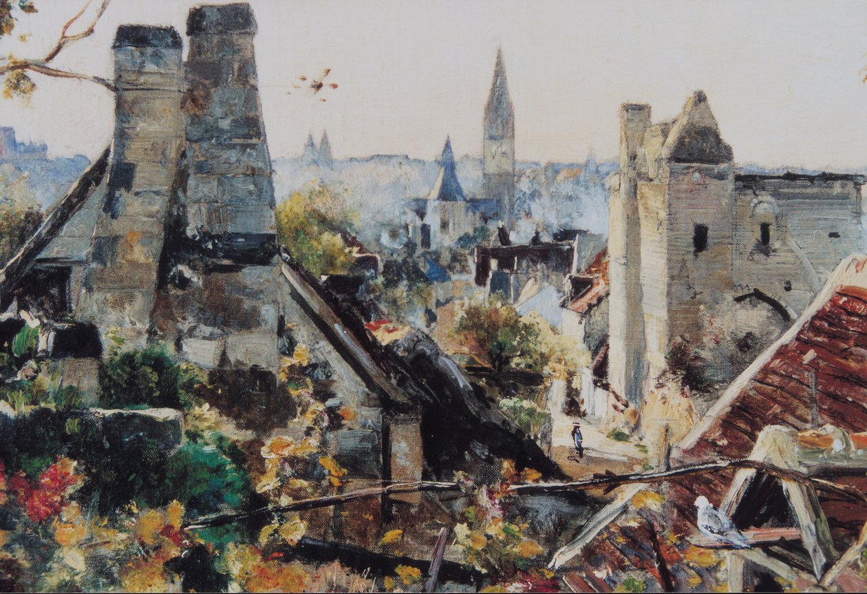Beaulieu-lès-Loches oktober 1880-89 (olie på lærred) af Emmanuel Lansyer