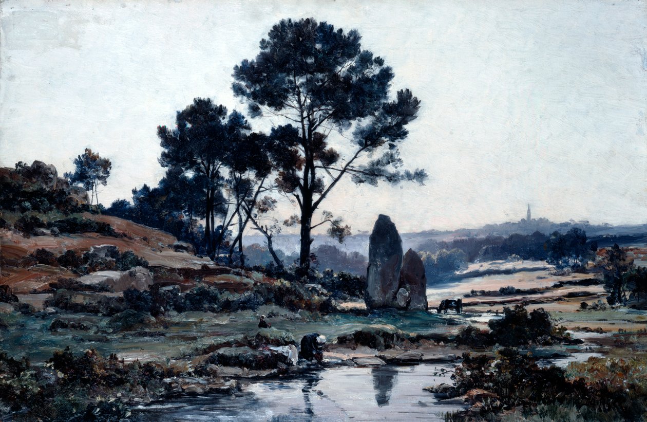 Douarnenez, 1885. af Emmanuel Lansyer
