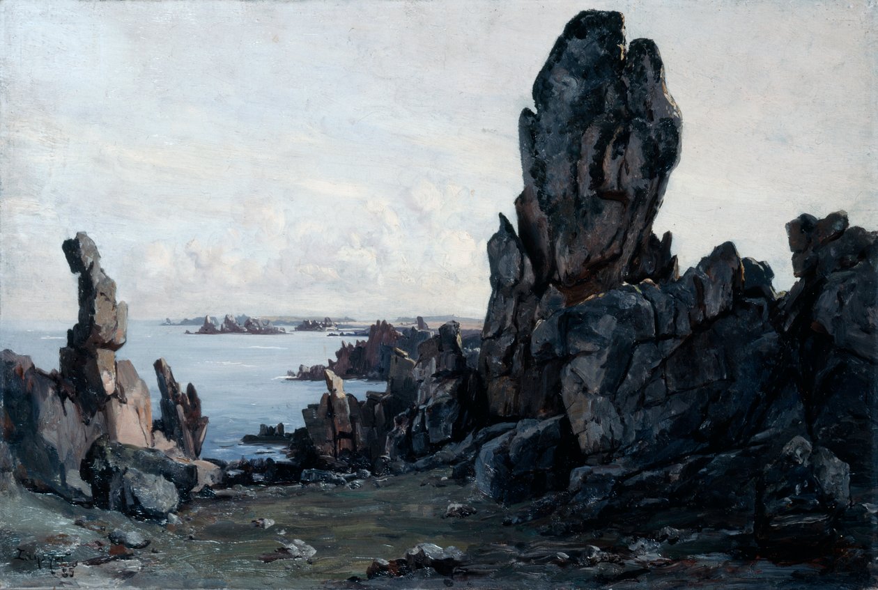 Øen Ushant, 1885 af Emmanuel Lansyer