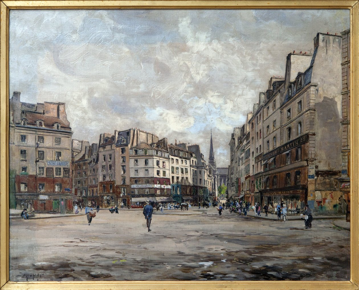 Place Maubert i 1888, Painting a l