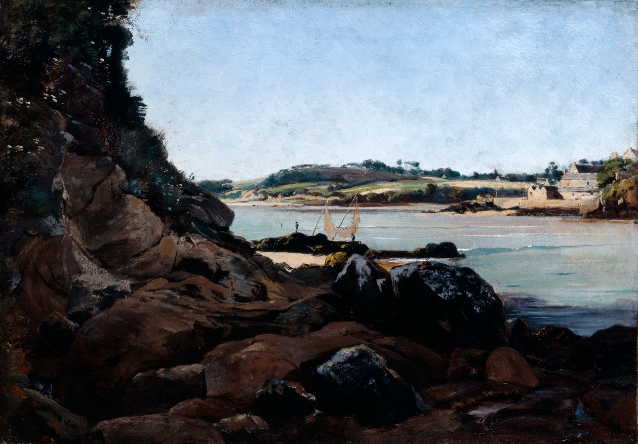 The Channel of lile Tristan, 1873 af Emmanuel Lansyer