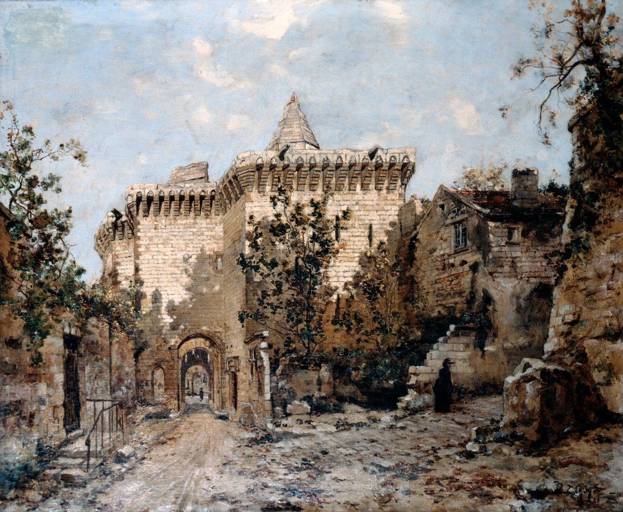 Døren til Cordelières og slottet, 1891 af Emmanuel Lansyer
