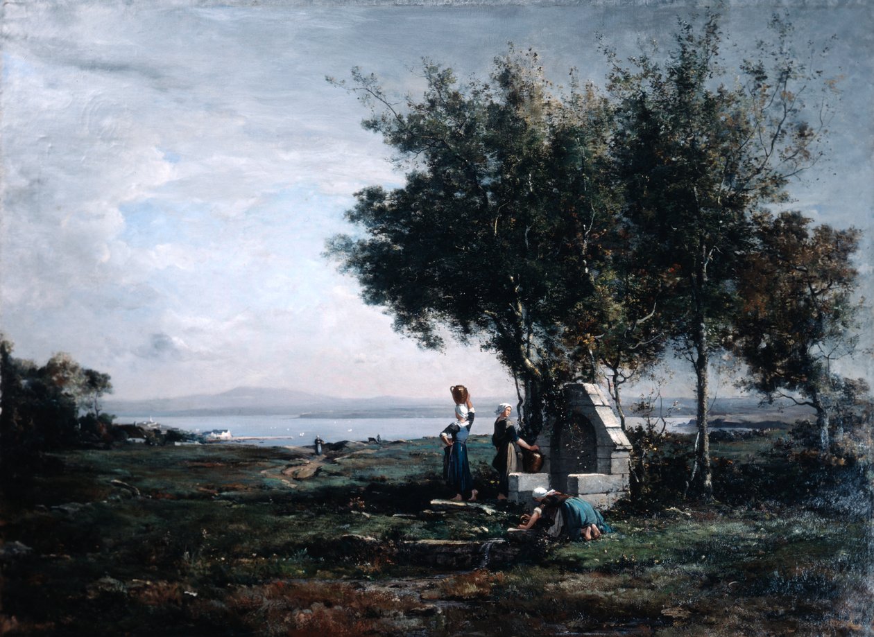 Kvinder ved springvandet, 1867 af Emmanuel Lansyer