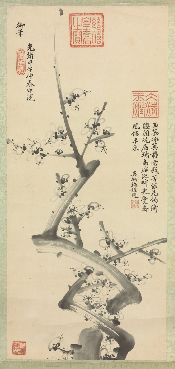 Blommeblomster, 1894 af Empress Cixi Manchu Chinese