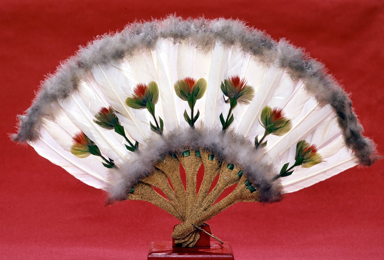 Fuglefjervifte, sen periode af Manchou (1800-tallet). af Empress Cixi Manchu Chinese