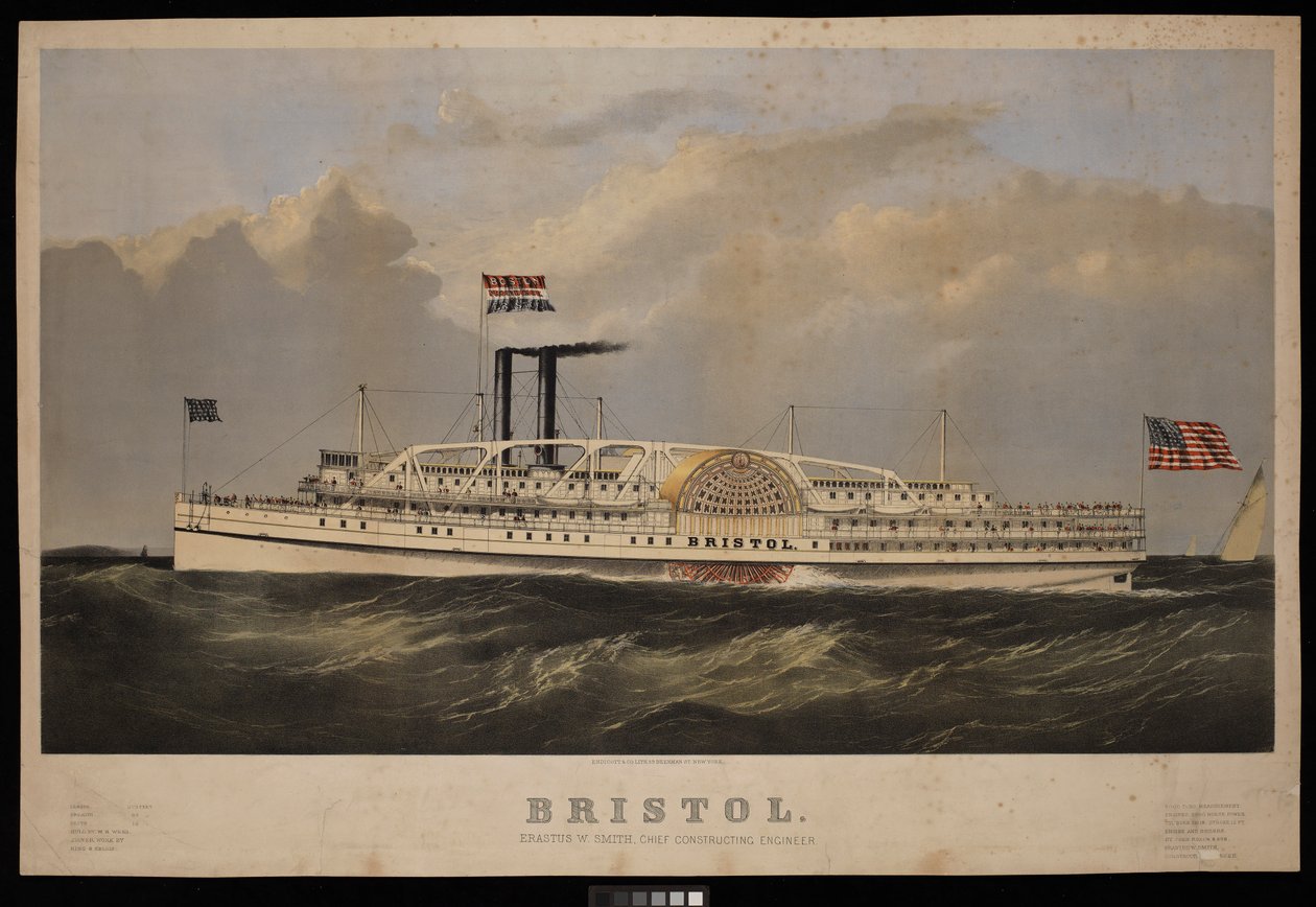 Bristol Eratus W Smith, chefkonstruktør ... (litografi, farvelagt) af Endicott Endicott