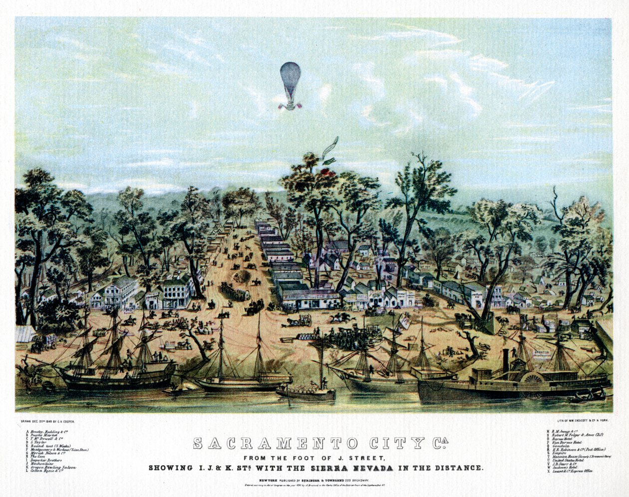 Sacramento, Californien, 1849 1937. af Endicott and Co.