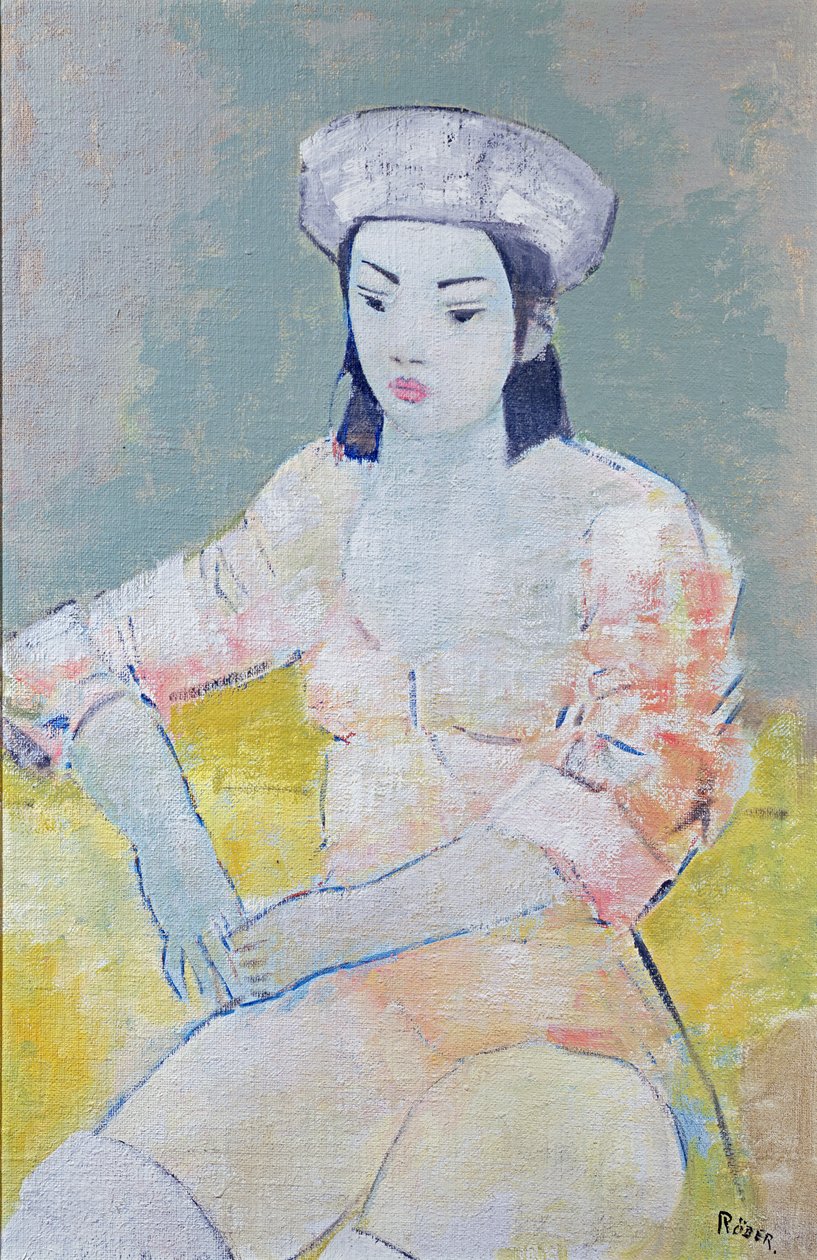 Dancer, 2004 (olie på lærred) af Endre Roder