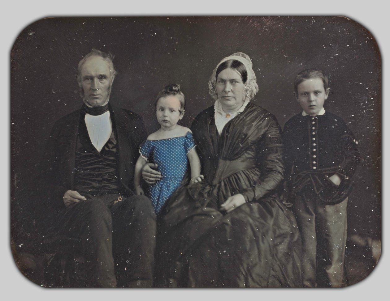 Fru Stanfords mor, far og familie af English