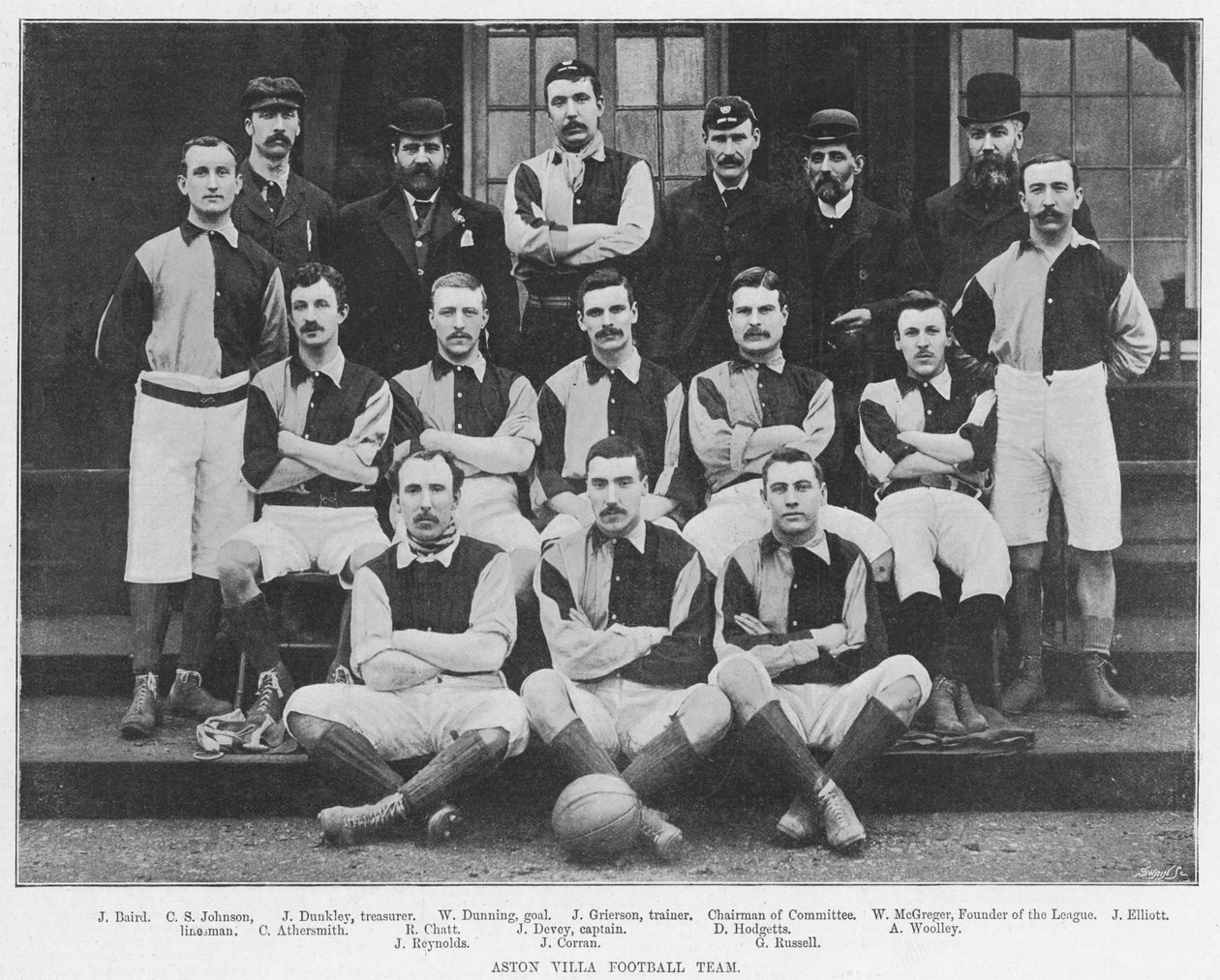 Aston Villa fodboldhold, 1894 af English Photographer