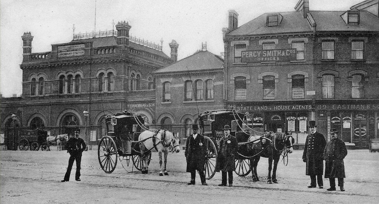 Canonbury Station, Islington, ca. 1905 af English Photographer